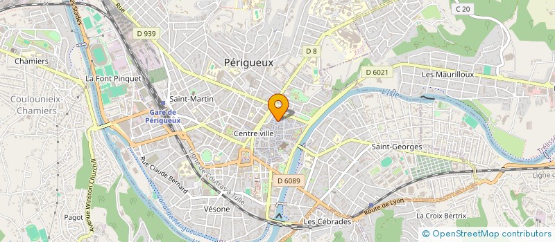 localisation de l'entreprise DANIVAL à PERIGUEUX