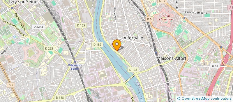 localisation de l'entreprise DANJ.SET à ALFORTVILLE