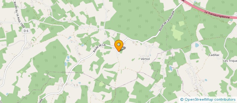 localisation de l'entreprise DANJOU  SAINT-PIERRE-DE-CHIGNAC