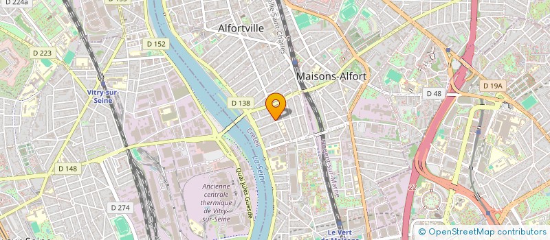 localisation de l'entreprise DANJOU COLETTE LEYSSENNE CLAIRE  ALFORTVILLE