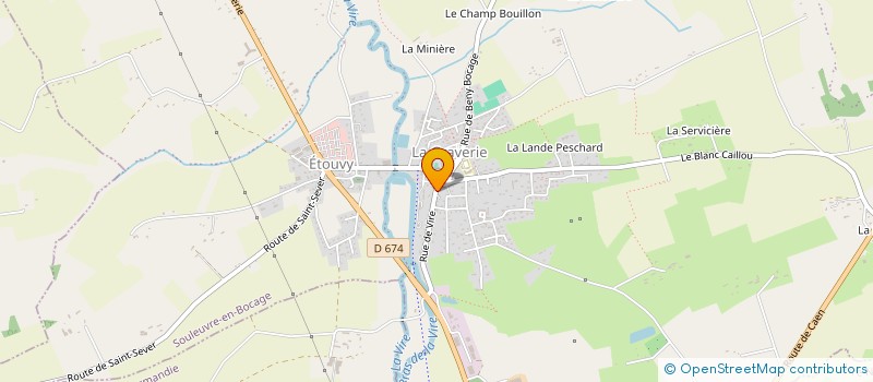 localisation de l'entreprise DANJOU LEMONNIER  SOULEUVRE EN BOCAGE