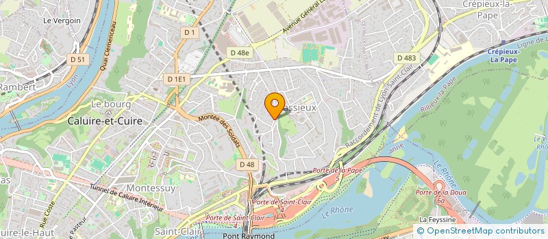 localisation de l'entreprise DANK ARCHITECTE  CALUIRE-ET-CUIRE