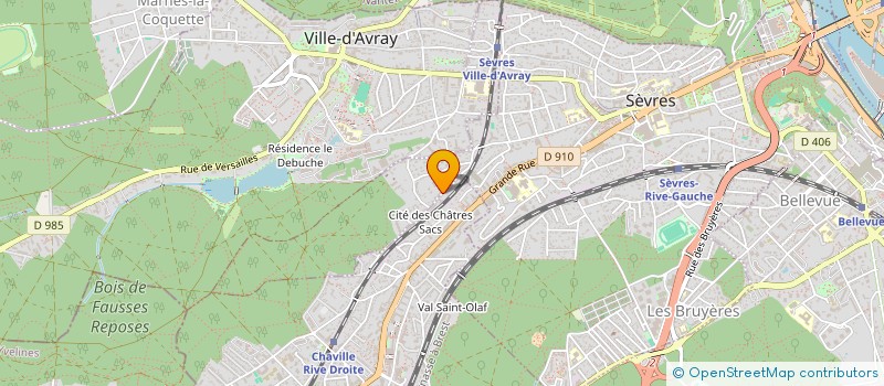 localisation de l'entreprise DANKORO BERTINI  SEVRES
