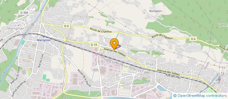 localisation de l'entreprise DANLI IMMO  THYEZ