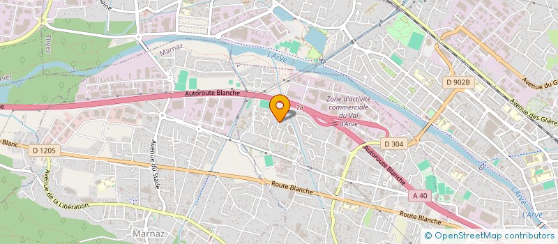 localisation de l'entreprise DANLI MACONNERIE  SCIONZIER