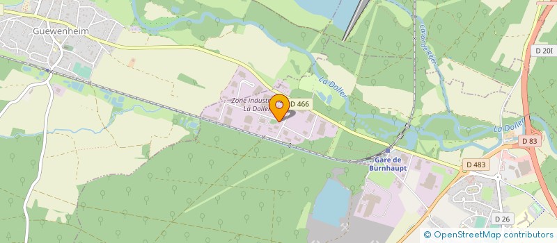 localisation de l'entreprise DANLY FRANCE à BURNHAUPT-LE-HAUT