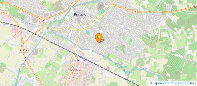 localisation de l'entreprise DANMAR  PERTUIS