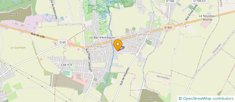 localisation de l'entreprise DANN AMENAGEMENT à CAMBRIN
