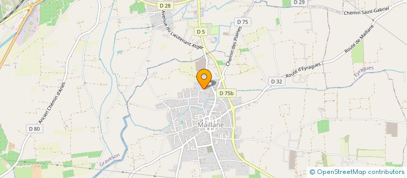 localisation de l'entreprise DANNA  MAILLANE
