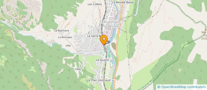 localisation de l'entreprise DANNA  L'ARGENTIERE-LA-BESSEE