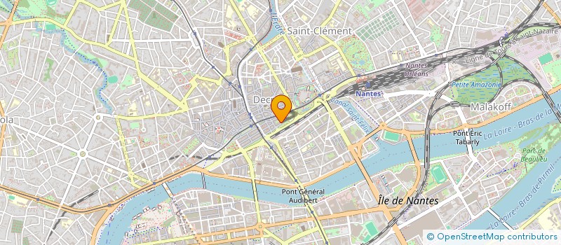 localisation de l'entreprise DANNA à NANTES
