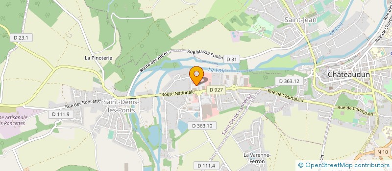 localisation de l'entreprise DANNA ANIMATION à SAINT-DENIS-LANNERAY