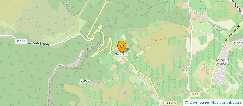 localisation de l'entreprise DANNE  VALFLAUNES