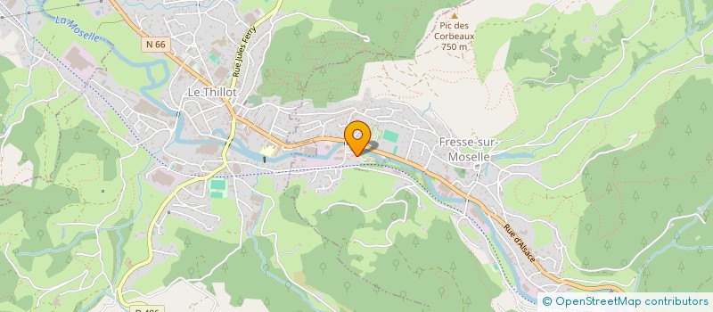 localisation de l'entreprise DANNER à FRESSE-SUR-MOSELLE