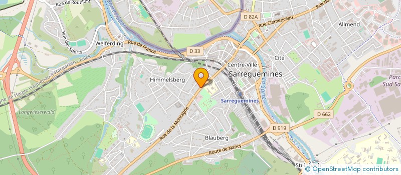 localisation de l'entreprise DANNETTE-IMMOBILIER à SARREGUEMINES