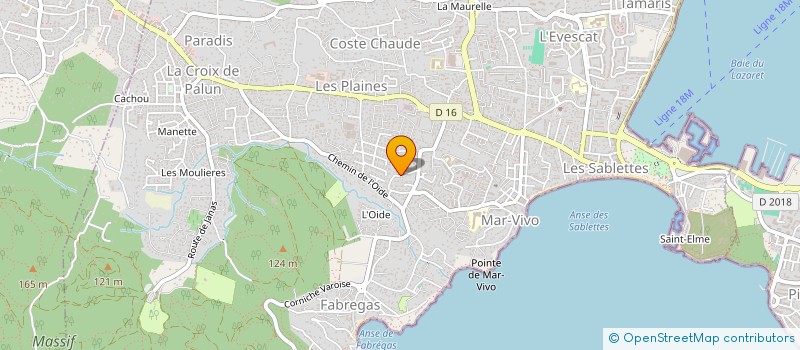 localisation de l'entreprise DANNOU à LA SEYNE SUR MER