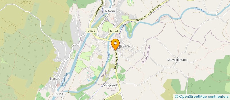 localisation de l'entreprise DANNY MECANIQUE AUTO  VOGUE