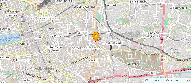 localisation de l'entreprise DANNY SPORTS à MARSEILLE
