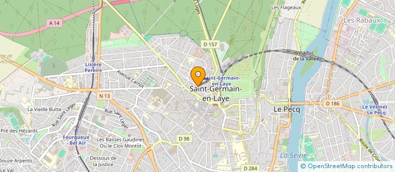 localisation de l'entreprise DANO GILLE IMMOBILIER  SAINT-GERMAIN-EN-LAYE