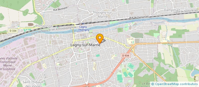 localisation de l'entreprise DANO INVEST S&J  LAGNY-SUR-MARNE