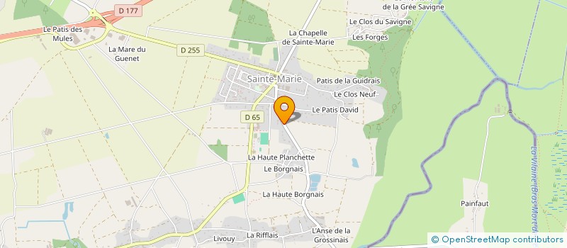 localisation de l'entreprise DANO -MEHA à SAINTE-MARIE