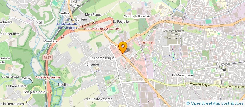 localisation de l'entreprise DANODI  SAINT-CYR-SUR-LOIRE