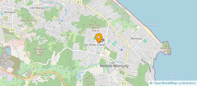localisation de l'entreprise DANOE  REMIRE-MONTJOLY