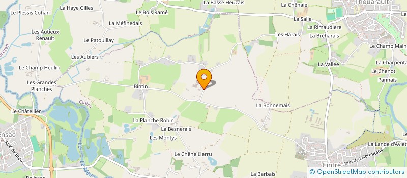 localisation de l'entreprise DANOMAVI  CINTRE