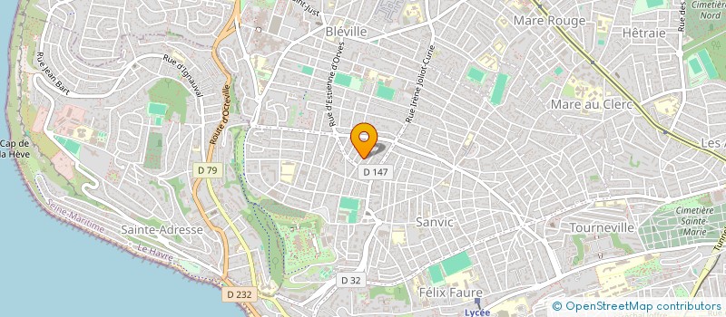 localisation de l'entreprise DANONAME  LE HAVRE