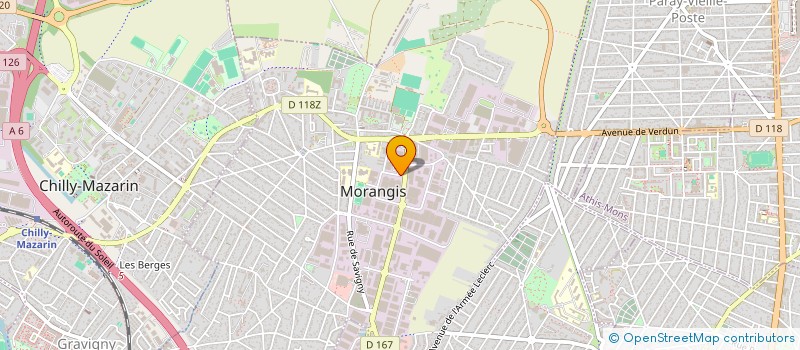 localisation de l'entreprise DANOSA FRANCE à MORANGIS