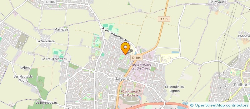 localisation de l'entreprise DANOU  LAGORD