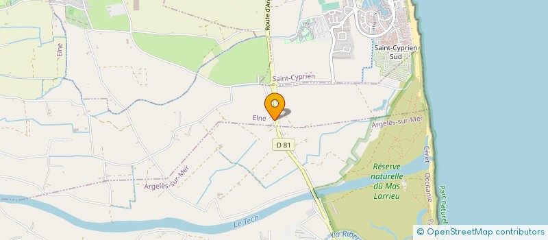 localisation de l'entreprise DANPUL  ELNE
