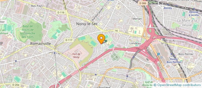 localisation de l'entreprise DANQUECHIN- MARCEAU à NOISY-LE-SEC