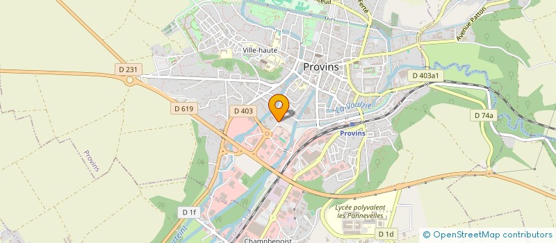 localisation de l'entreprise DANREE  PROVINS