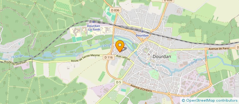 localisation de l'entreprise DANS'ACTIVE à DOURDAN