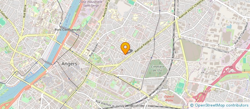 localisation de l'entreprise DANS AMBA à ANGERS