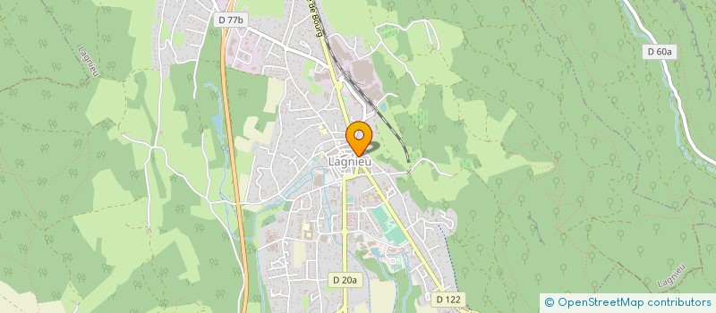 localisation de l'entreprise DANS'EMBLE à LAGNIEU