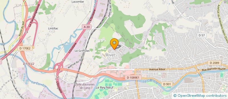 localisation de l'entreprise DANS EMOI  ALLASSAC