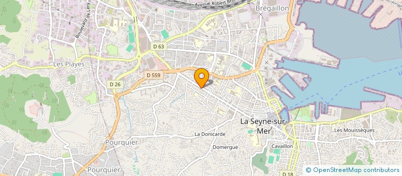 localisation de l'entreprise DANS'EVASION à LA SEYNE-SUR-MER