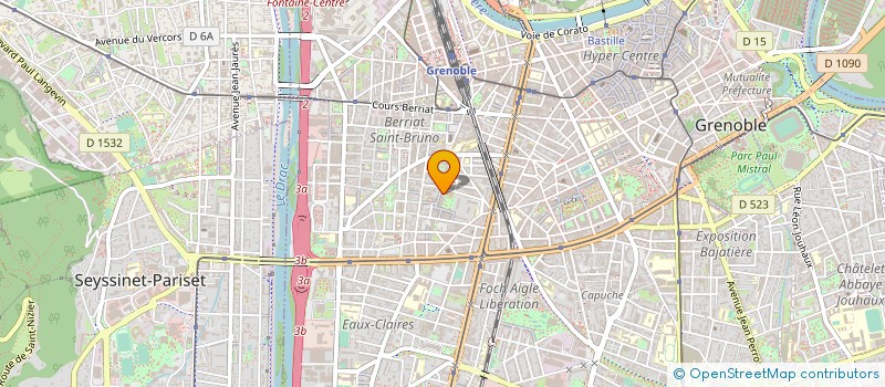 localisation de l'entreprise DANS L AIR DU TEMPO à GRENOBLE