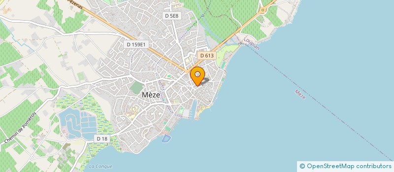 localisation de l'entreprise DANS L'AIR DU TEMPS à MEZE