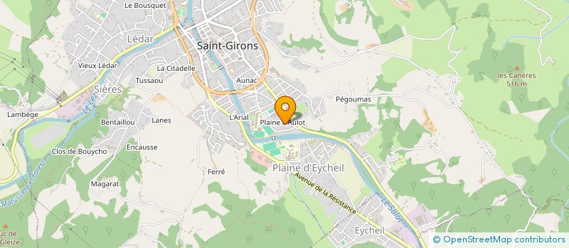 localisation de l'entreprise DANS L'BUS à SAINT-GIRONS