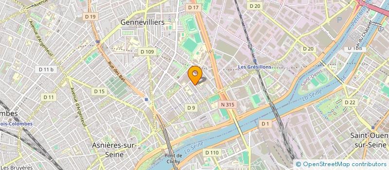 localisation de l'entreprise DANS L'MOUV' à GENNEVILLIERS