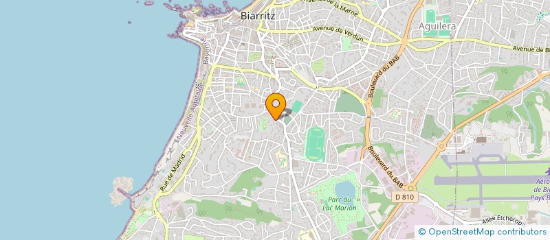 localisation de l'entreprise DANS L'O  BIARRITZ