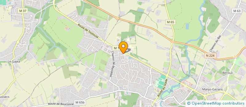 localisation de l'entreprise DANS L'UNIVERS DES ENFANTS  CORNEBARRIEU