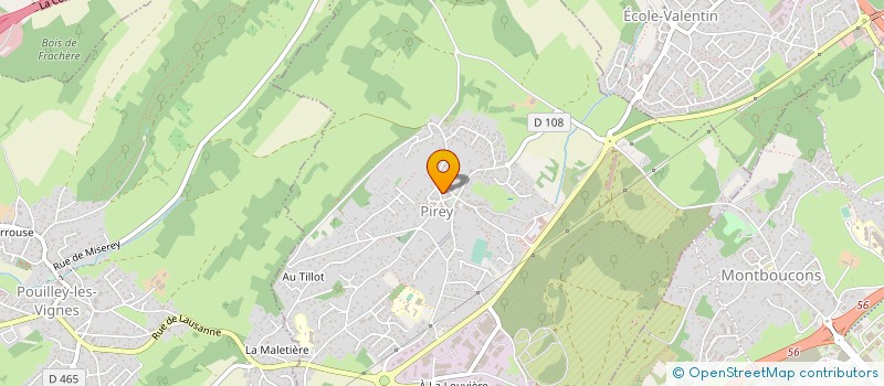 localisation de l'entreprise DANS LA BOUCLE PRODUCTION  PIREY