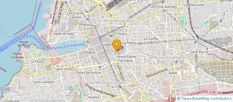 localisation de l'entreprise DANS LA COUR DES GRANDS à MARSEILLE