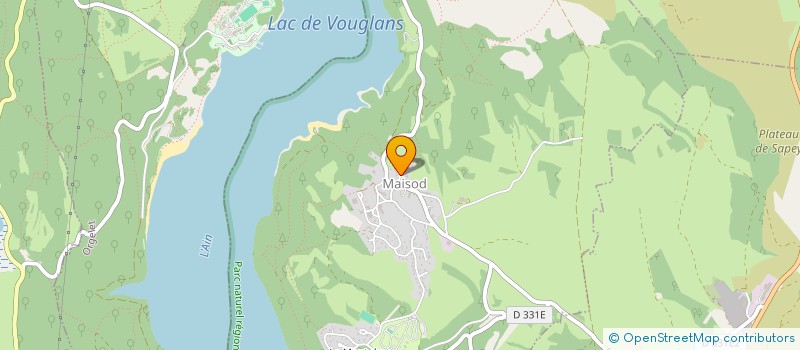 localisation de l'entreprise DANS LA FORET  LES CROZETS