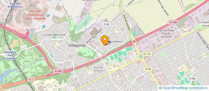 localisation de l'entreprise DANS LA MAISON à VILLEPINTE