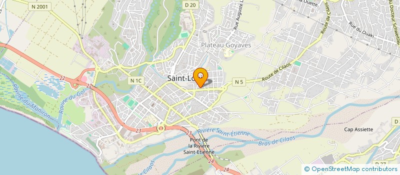 localisation de l'entreprise DANS LE BON SENS à SAINT-LOUIS